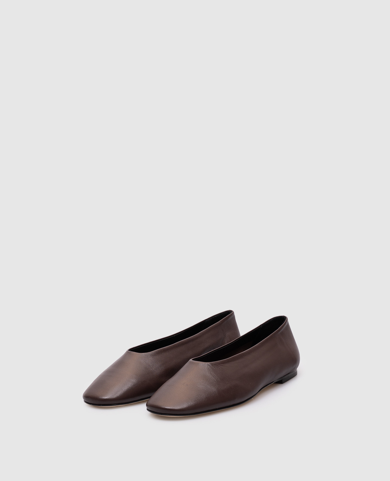 

Brown leather ballet flats Aeyde