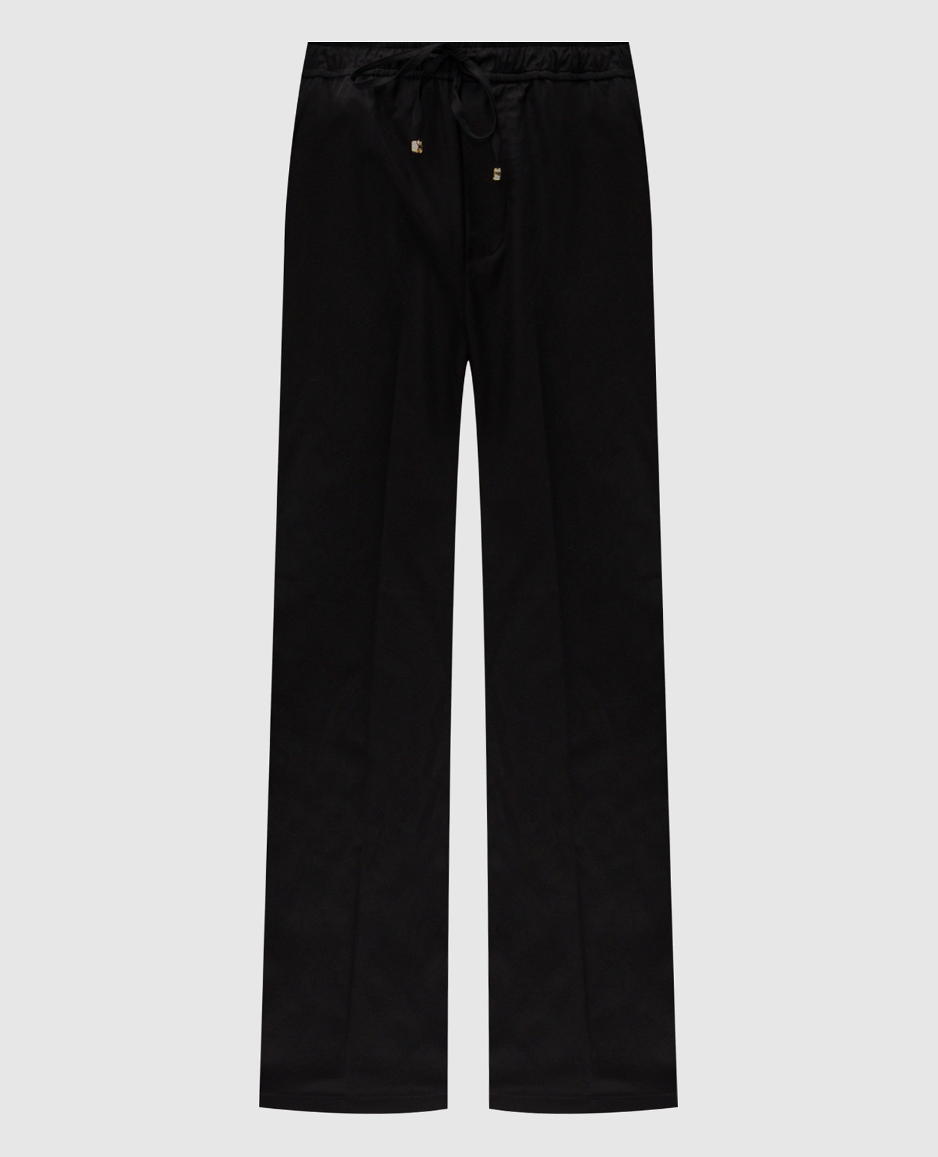 Black flared pants with logo AMIRI