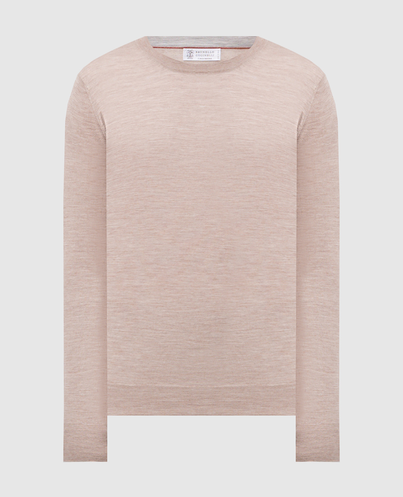 Beige wool and cashmere jumper Brunello Cucinelli