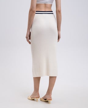 Simkhai Paige beige midi skirt 3253033K
