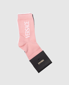 Versace Children's set of socks with a logo 10168731A10965