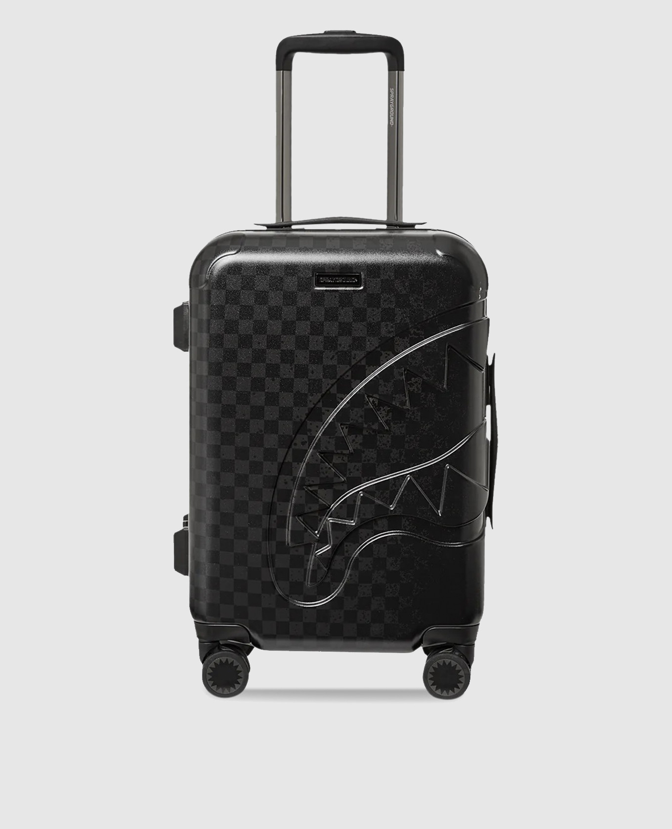 

Children's black Half Spritz Spinner suitcase Sprayground