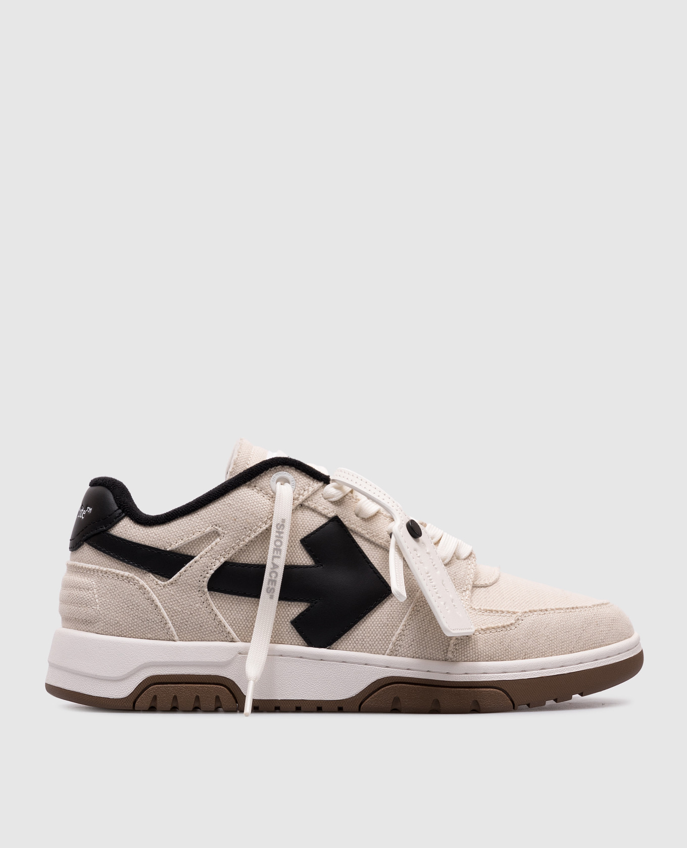 Beige Slim Out of Office Sneakers Off-White