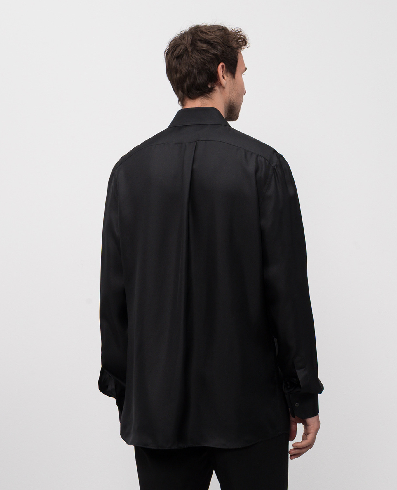 Black silk shirt Dolce&Gabbana 4