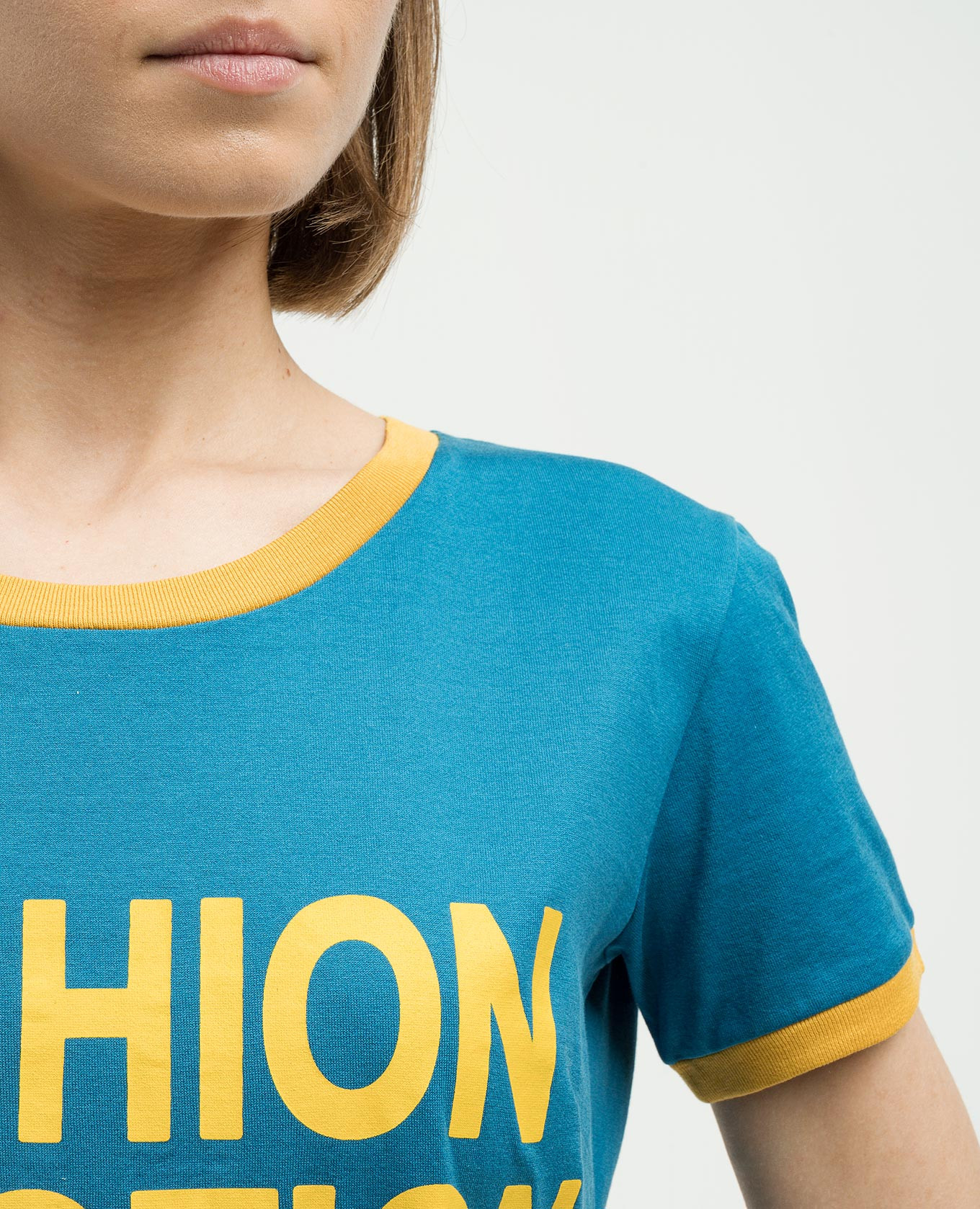 Blue t-shirt with logo print Dolce&Gabbana 5