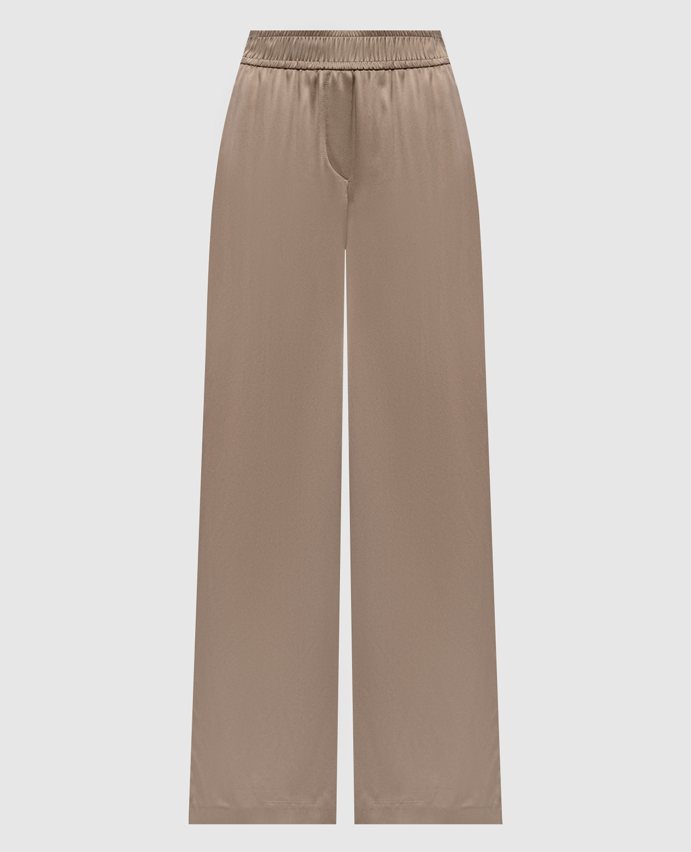 

Beige silk pants Brunello Cucinelli