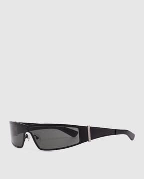 Alexander McQueen Black Y2k Sunglasses 821679I3330m
