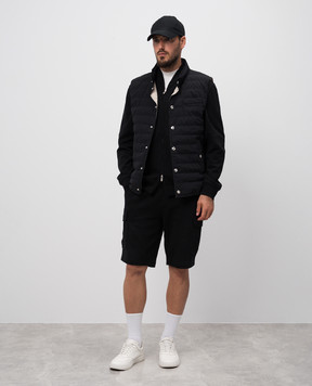 Brunello Cucinelli Black sports jacket with cashmere and silk MM8319072G