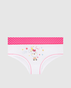 RiminiVeste Jadea children's white panties with a bunny print 495
