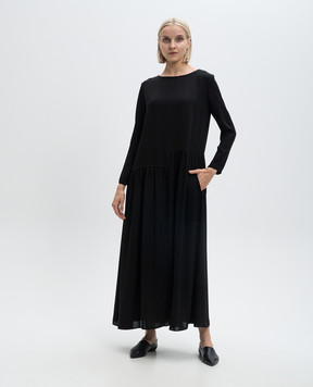 The Row Callas black maxi dress 8002W3001