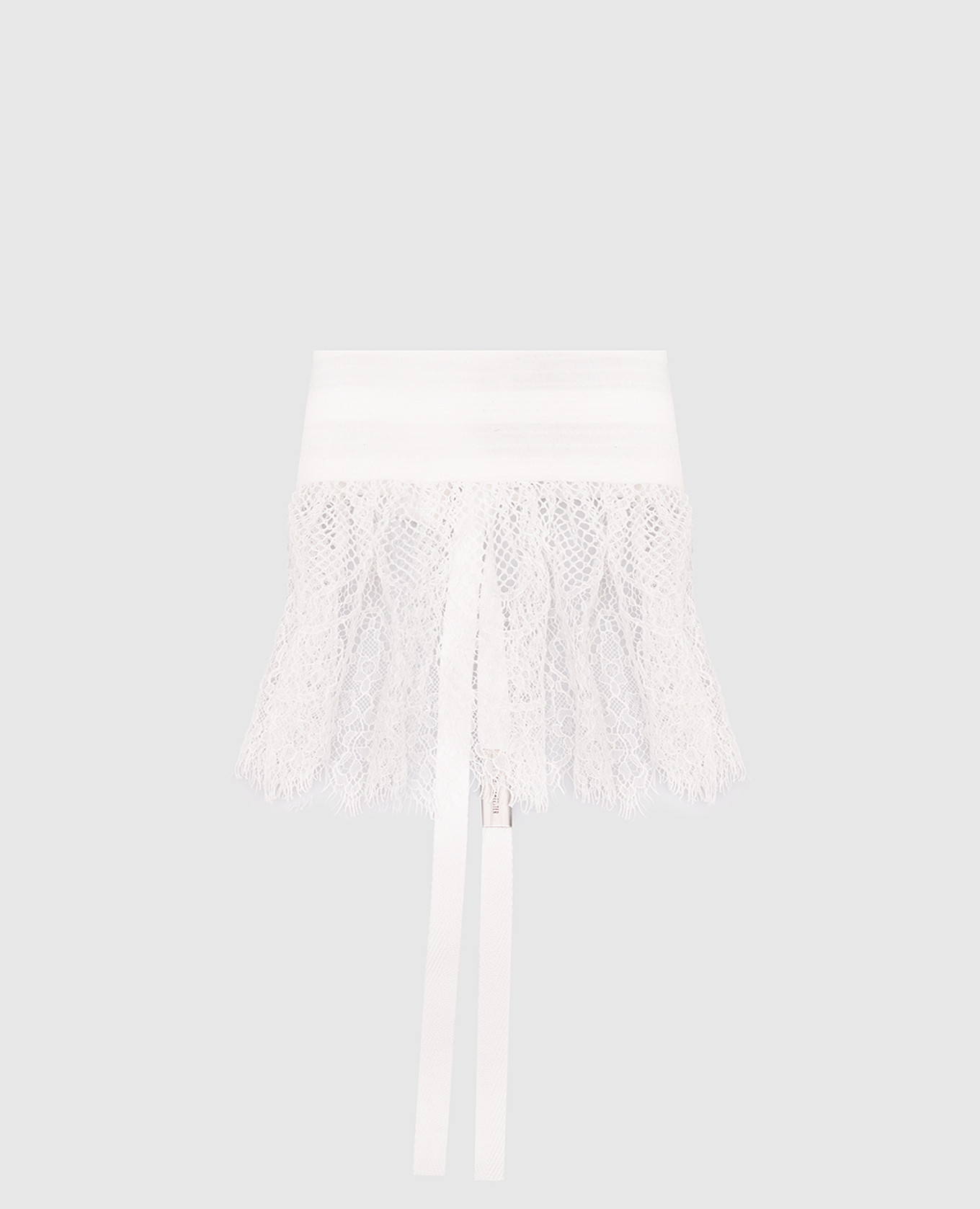 

Regina white silk collar with lace Ann Demeulemeester