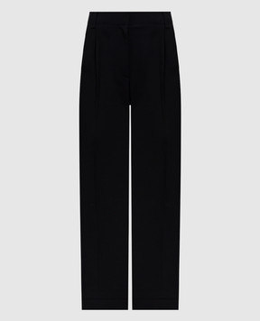 Khaite Black Lenton wool trousers 31644204
