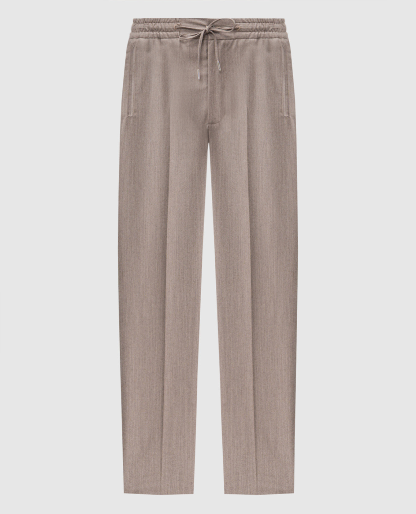 Beige wool and cashmere pants Bertolo Cashmere