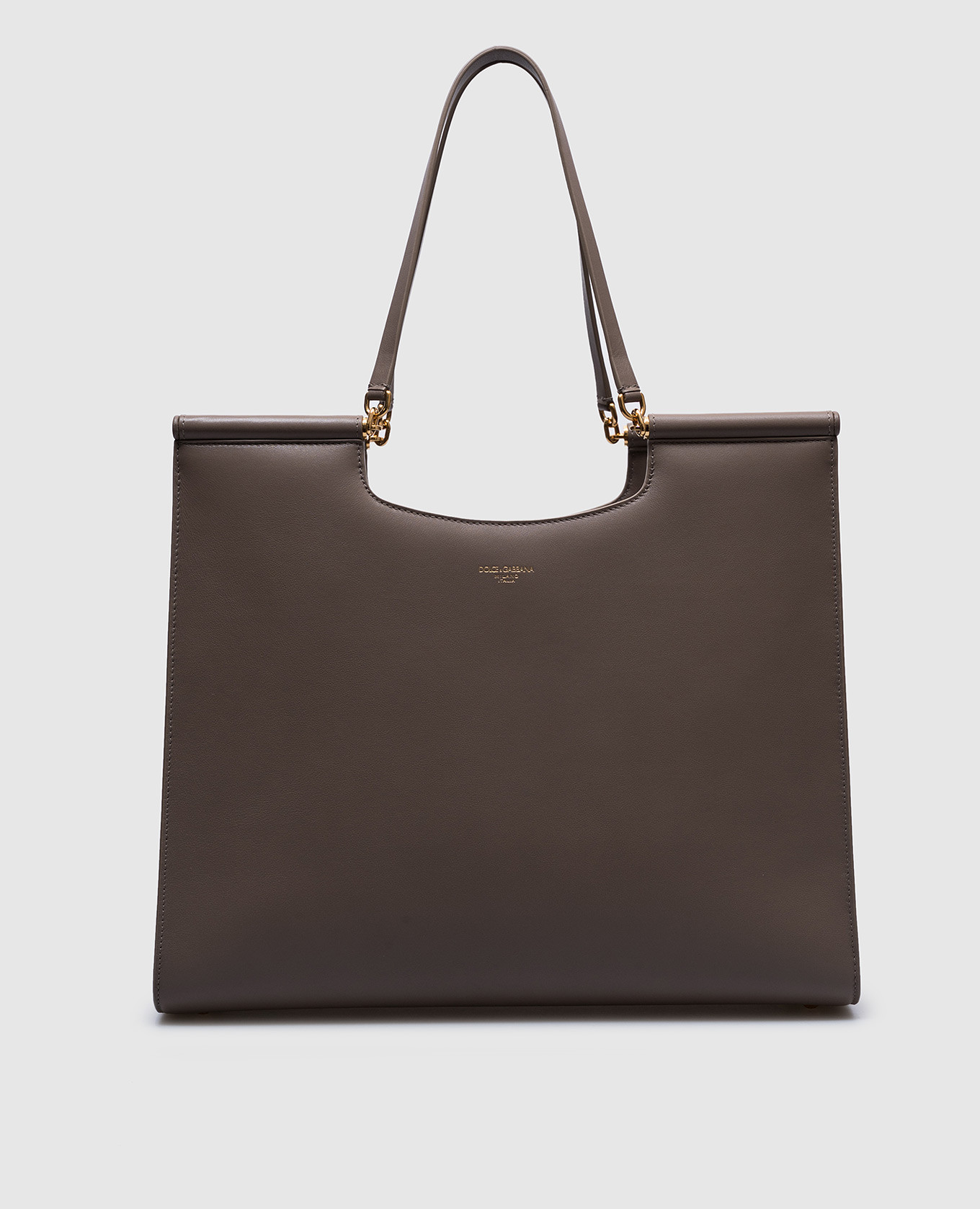 

Beige leather tote bag Sicily Dolce&Gabbana