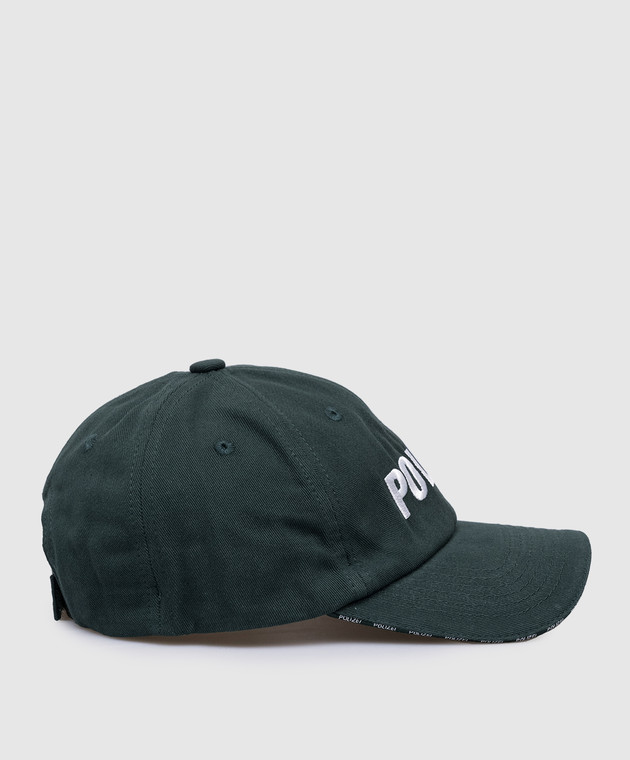 Vetements - Green cap with Polizei embroidery UA65CA170G - shop