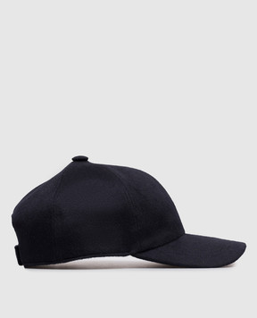 Cashmere&Whiskey Blue cashmere cap 9925002