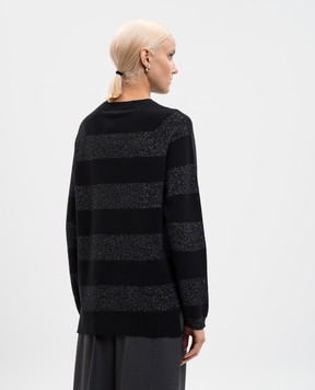 Twinset Black wool and cashmere sweater 252TT3302