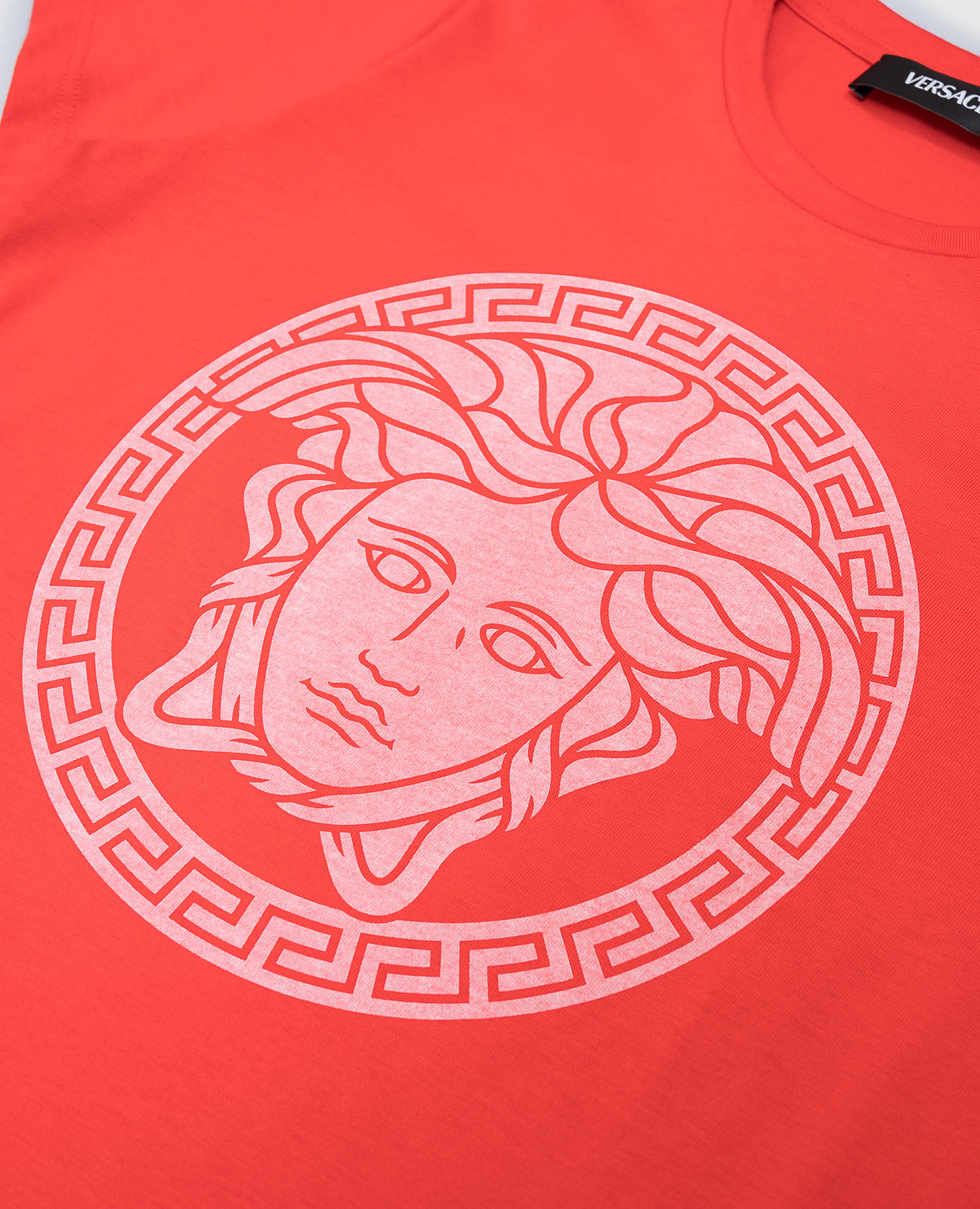 

Children's red T-shirt with Medusa print Versace