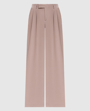Jacob Lee Pink silk pants WTP056SS25SCPB
