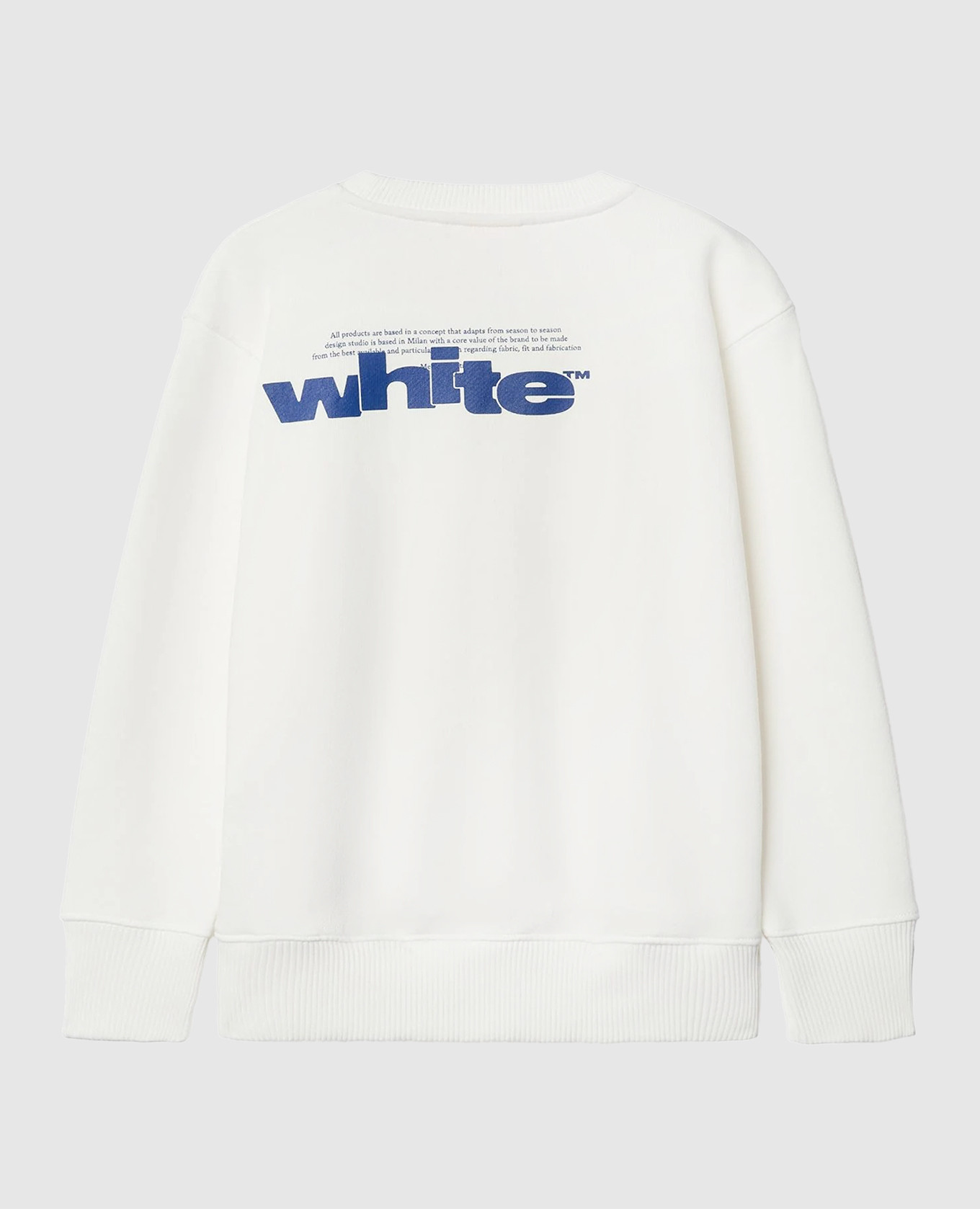 

Children's white sweatshirt with logo print Off-White