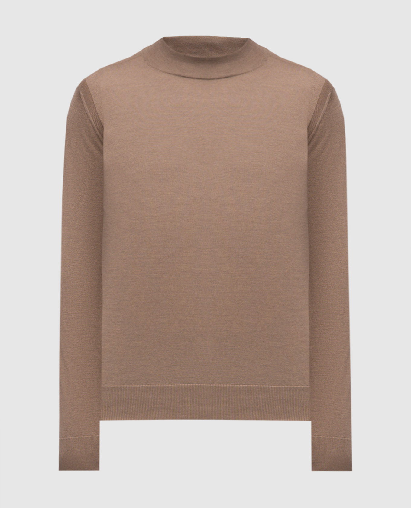 

Brown silk and cashmere jumper Stefano Ricci