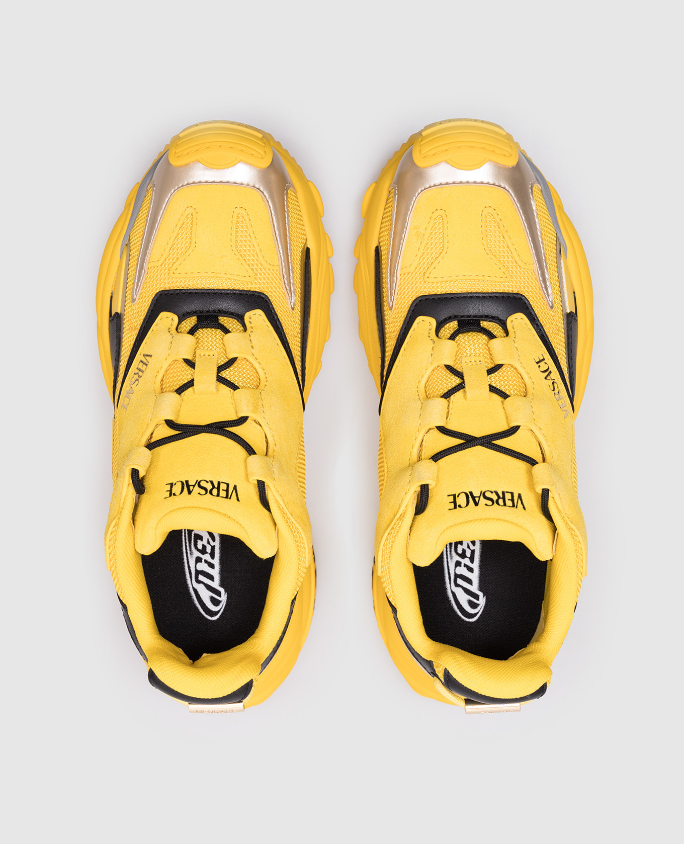 Yellow Mercury combination sneakers Versace 4