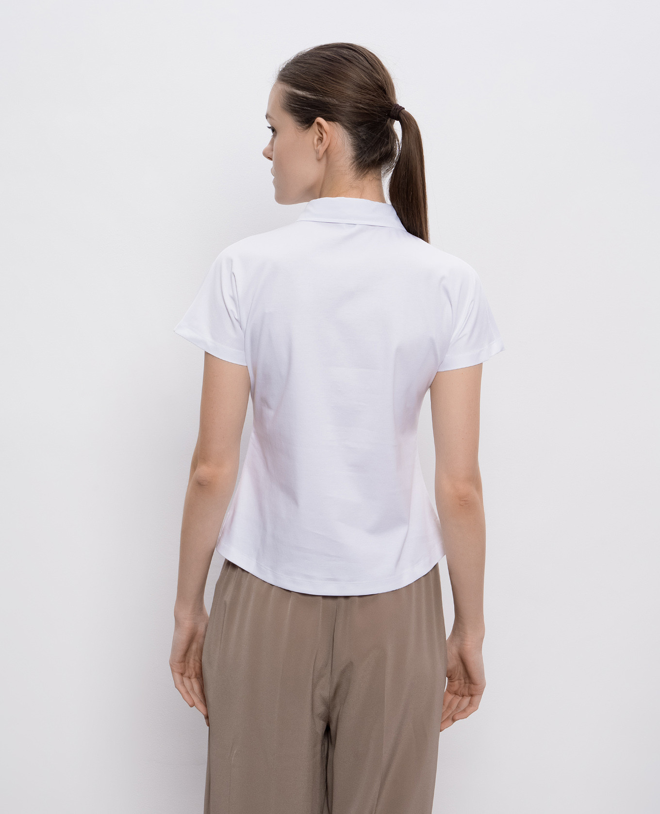 

White polo shirt with logo Herno