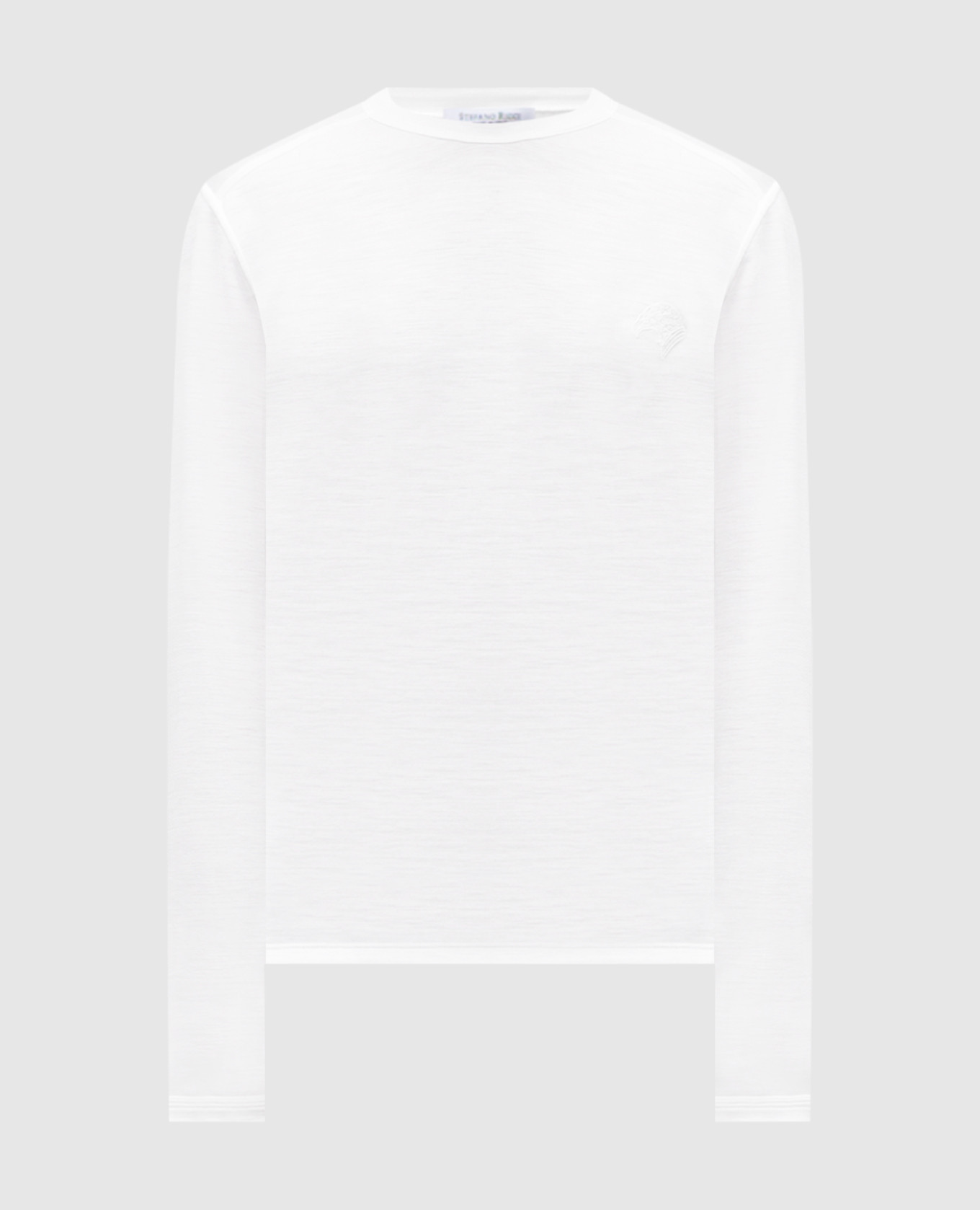 

White longsleeve with wool Stefano Ricci