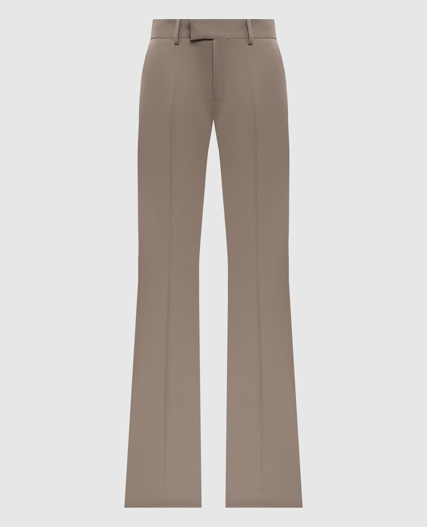 

Khaki wool flared pants Jacob Lee