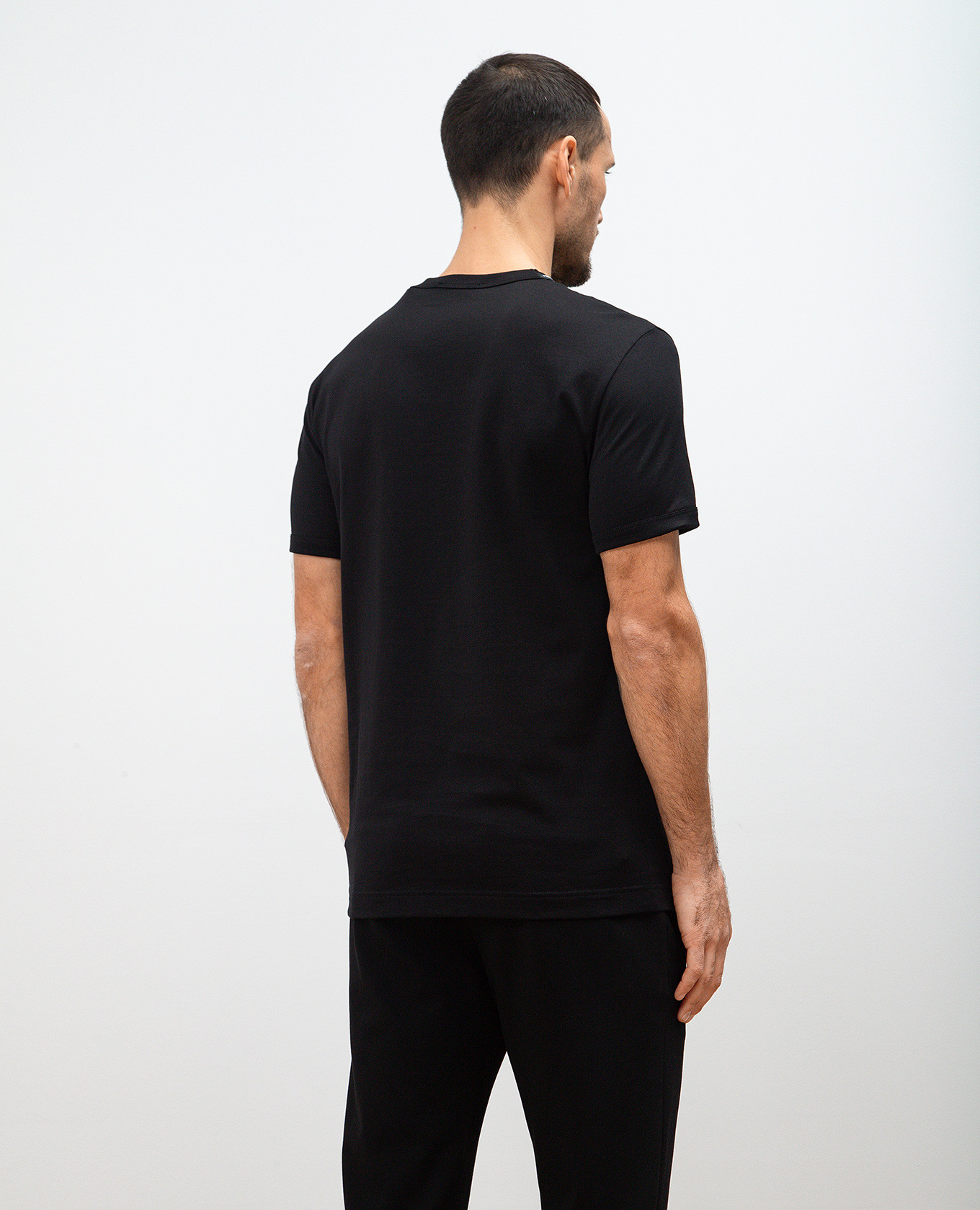 

Black t-shirt with logo patch Dolce&Gabbana