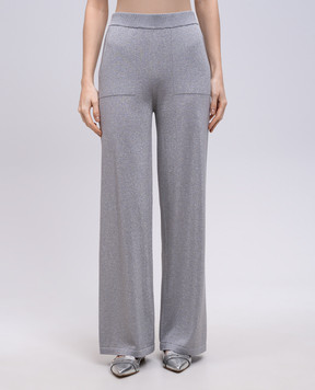 Peserico Gray pants with lurex S94096F14G9173