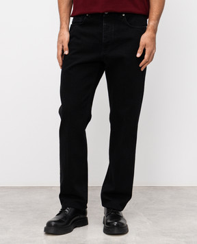 Givenchy Black jeans with logo BM51MK516K