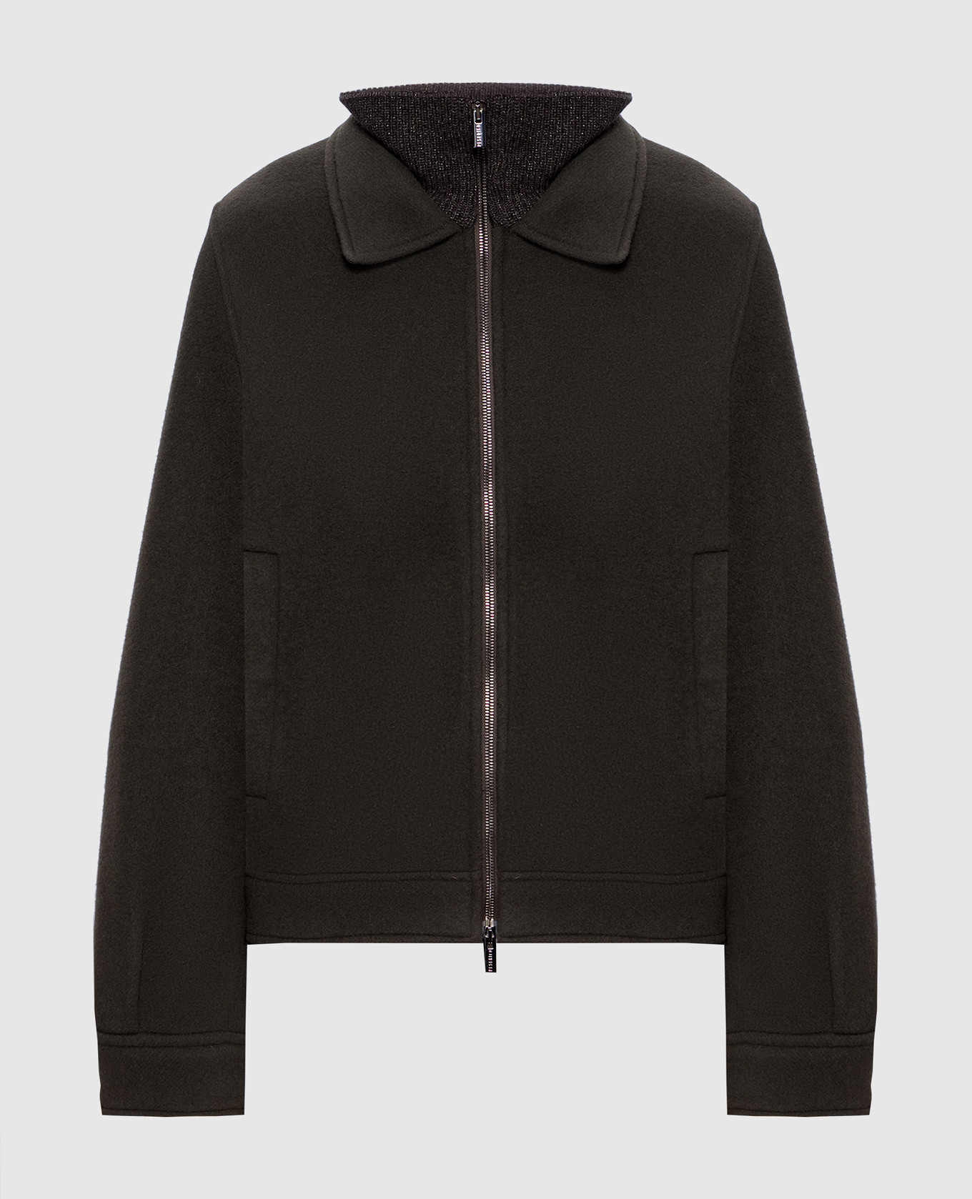 

Brown jacket with wool and cashmere Peserico