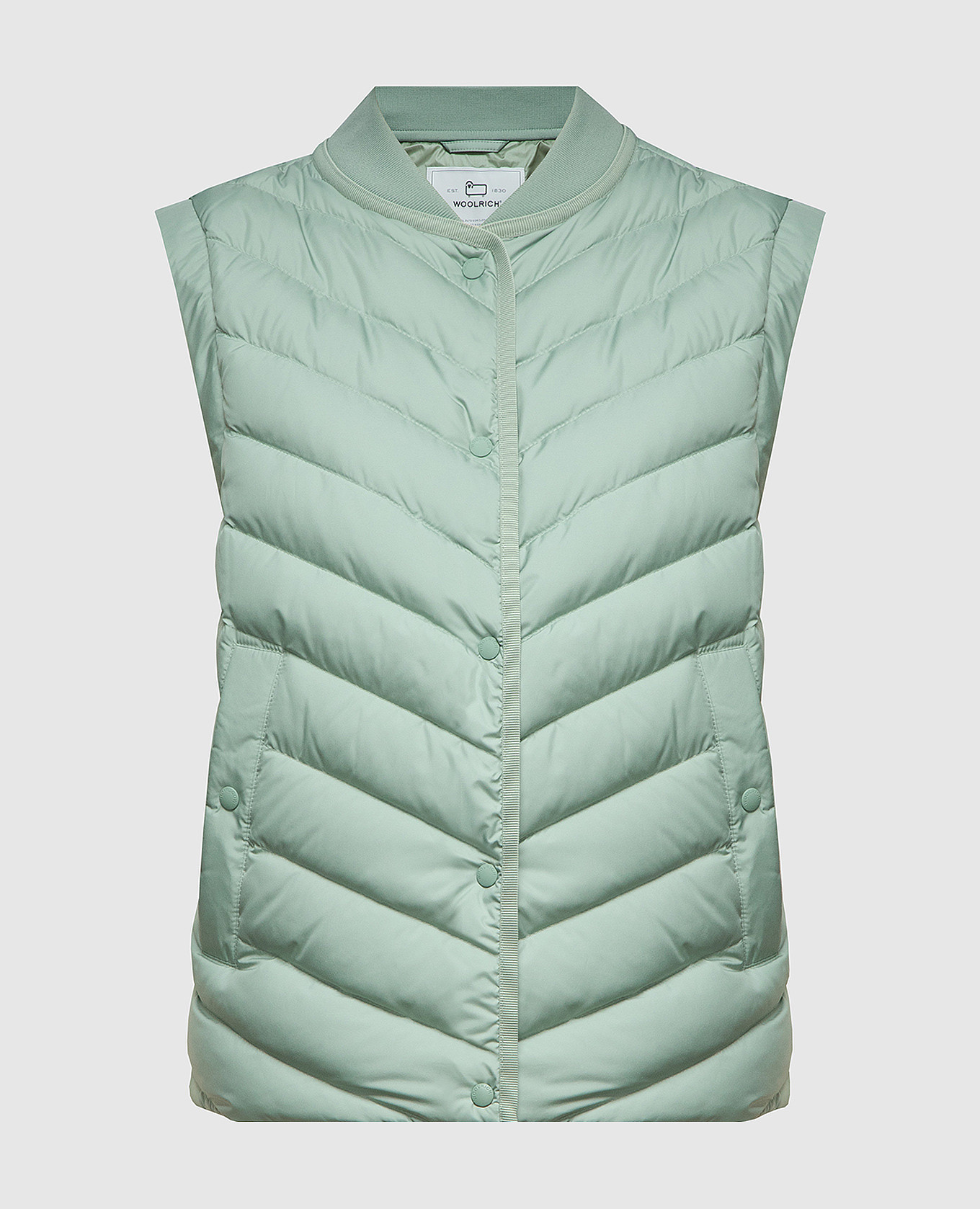 

Green down vest Woolrich