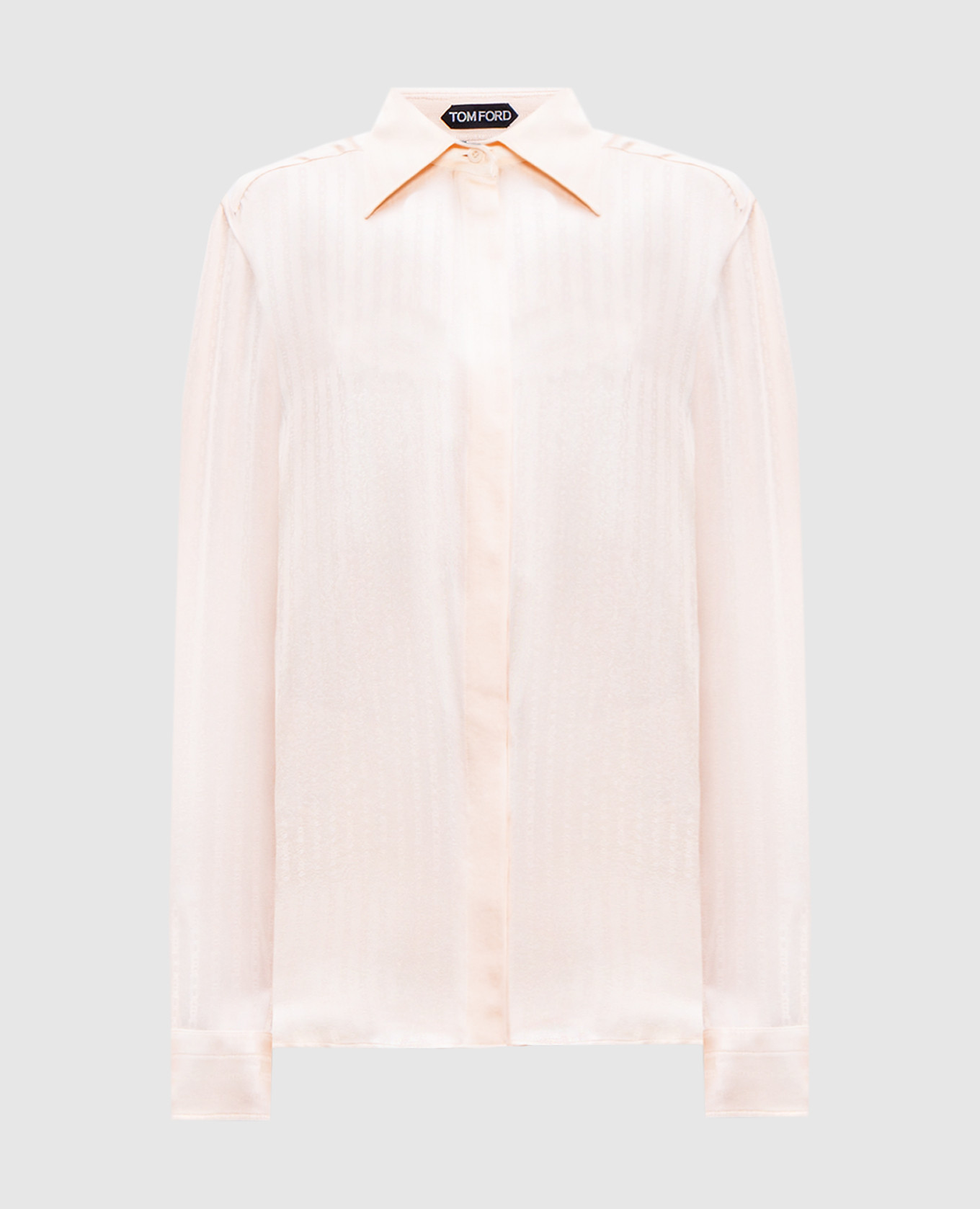 

Orange silk blouse Tom Ford