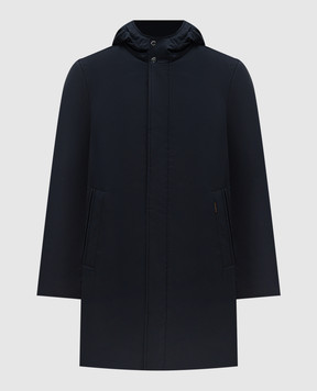 MooRER Blue down jacket VANNES VANNESADS