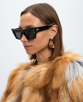 Balmain Black logo B-Eye sunglasses BPS156A54