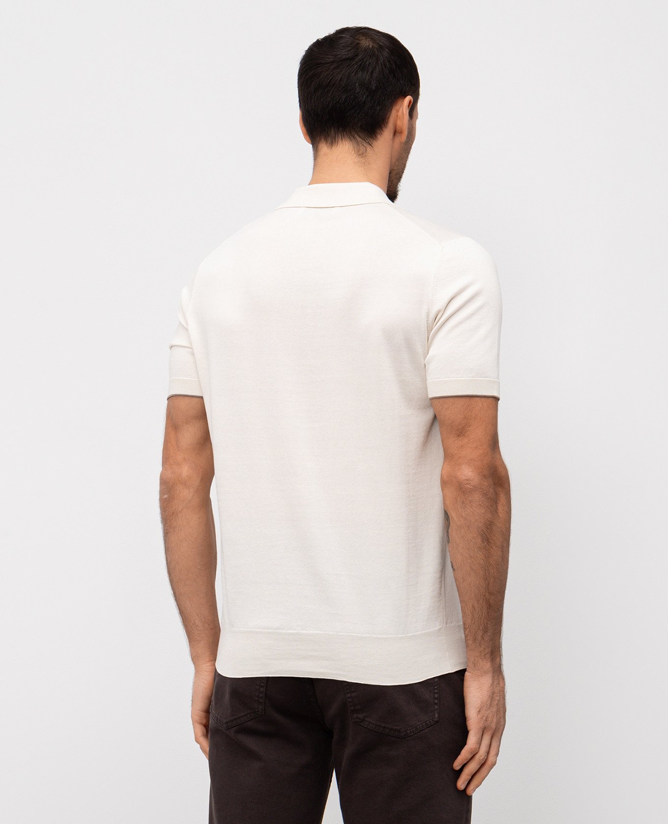 

Beige polo Brunello Cucinelli
