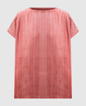 Simonetta Ravizza Pink leather top with embossed reptile leather VER19SCO