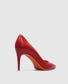 Santoni Red leather shoes SIBIL 85 PP WDID70945HI2NSZA