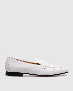 Doucal's White leather loafers DD8690MEGNUF214
