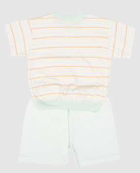 RiminiVeste Children's green pajamas with a print 6753