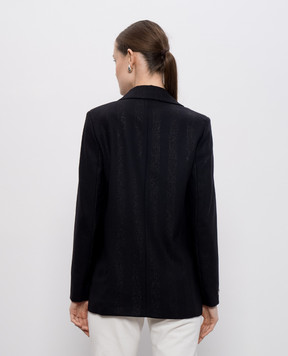 Peserico Black jacket with lurex wool A0161602046