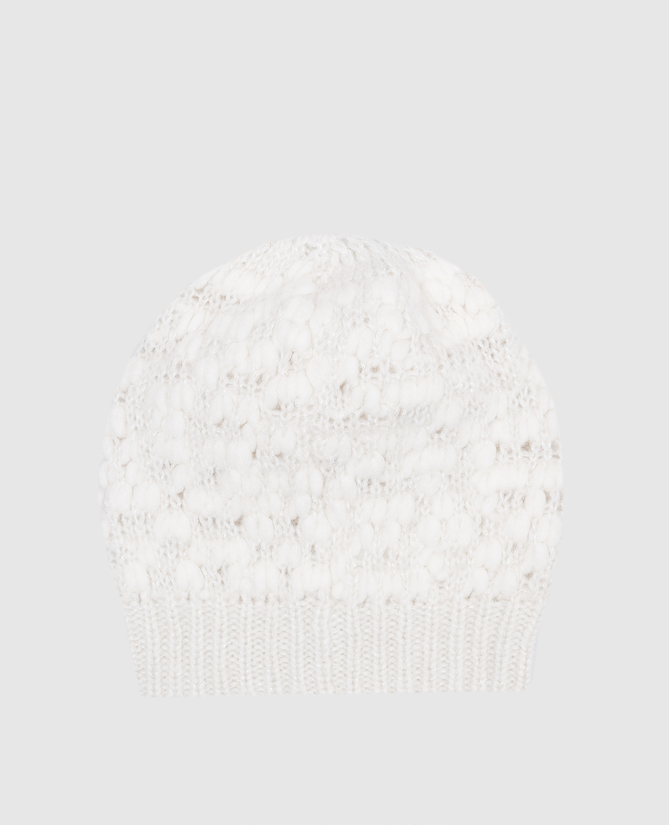 

White hat with wool and lurex Peserico