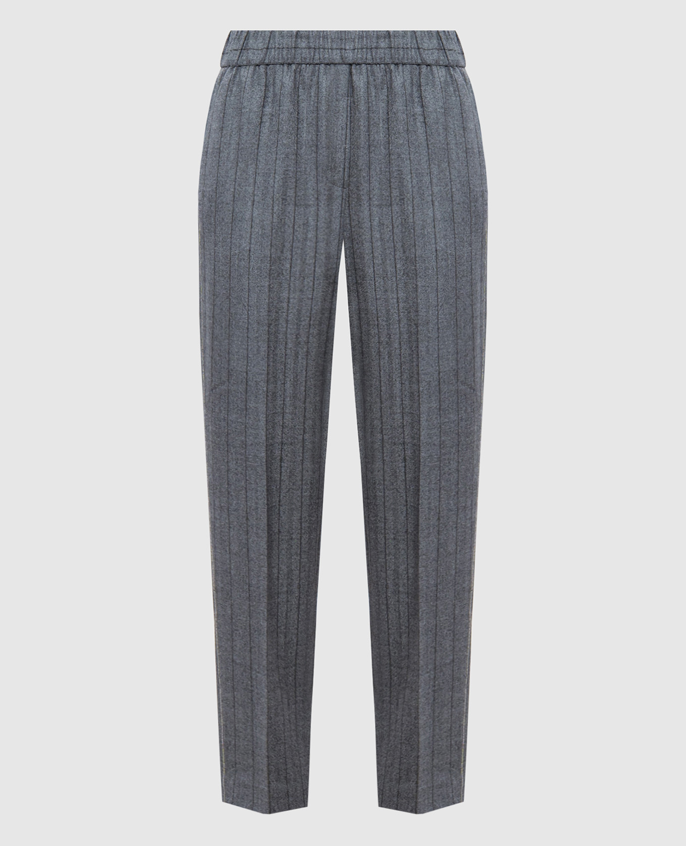 

Gray pants made of wool in a pattern Peserico, Grey