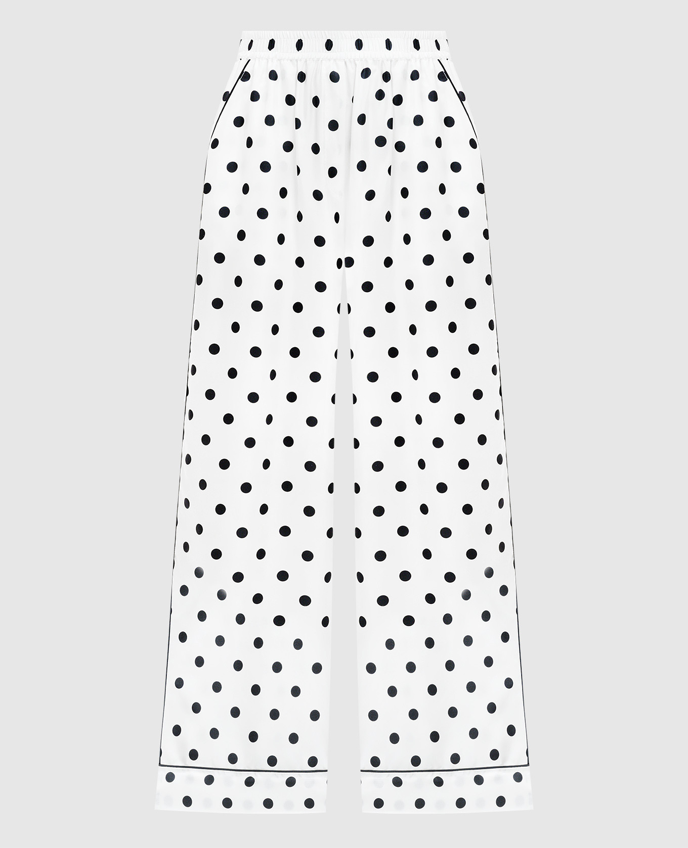 

White pea silk palazzos Dolce&Gabbana