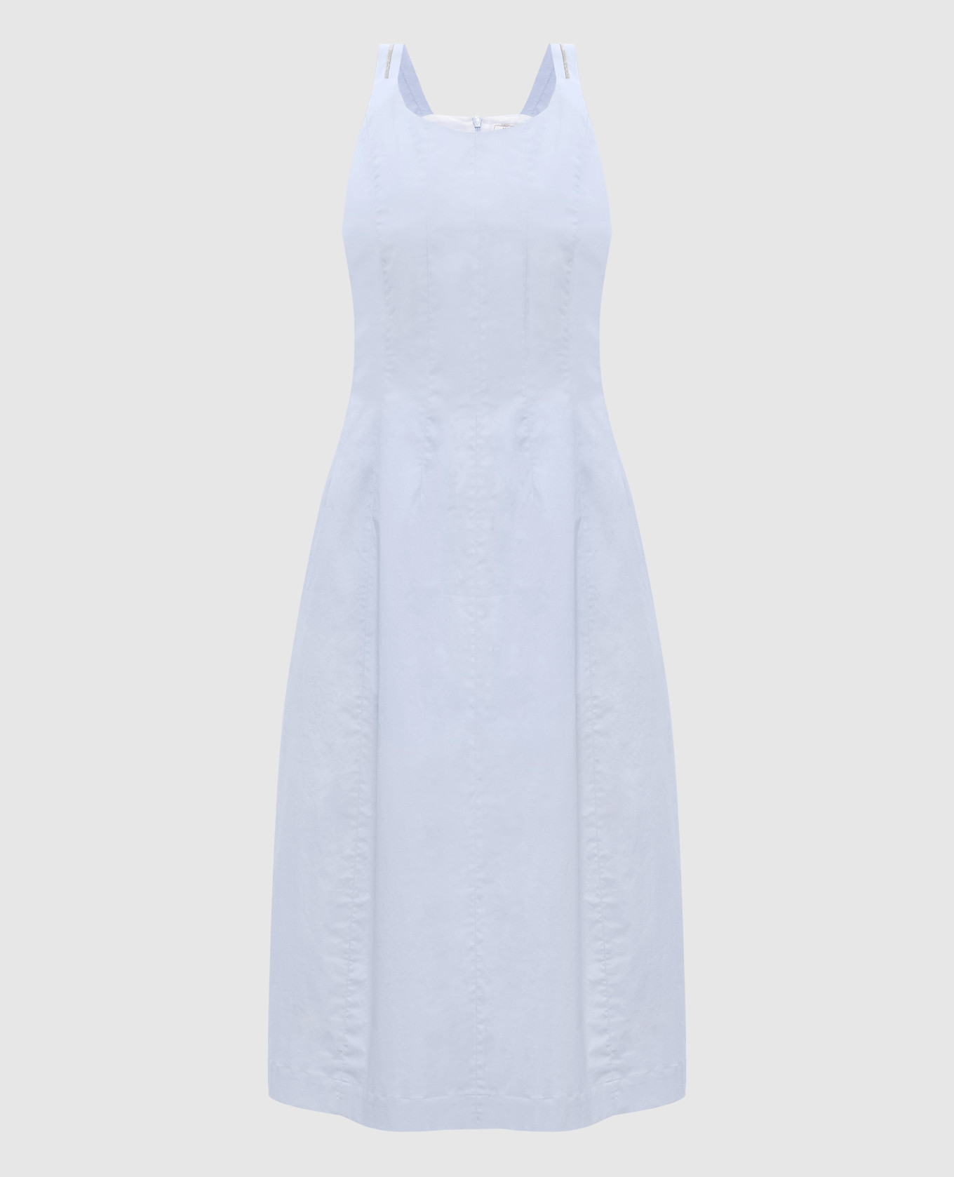 

Blue midi dress with monil chain Peserico, Light blue