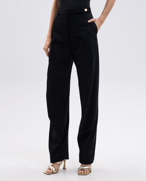 Versace Black pants with Medusa emblem 10201281A14794