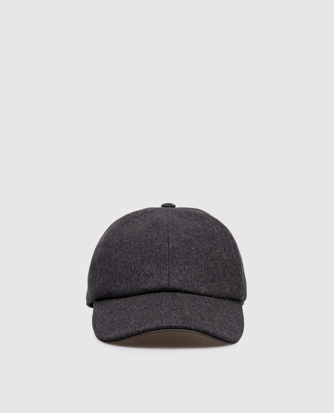 

Gray cap with wool and cashmere Peserico, Grey