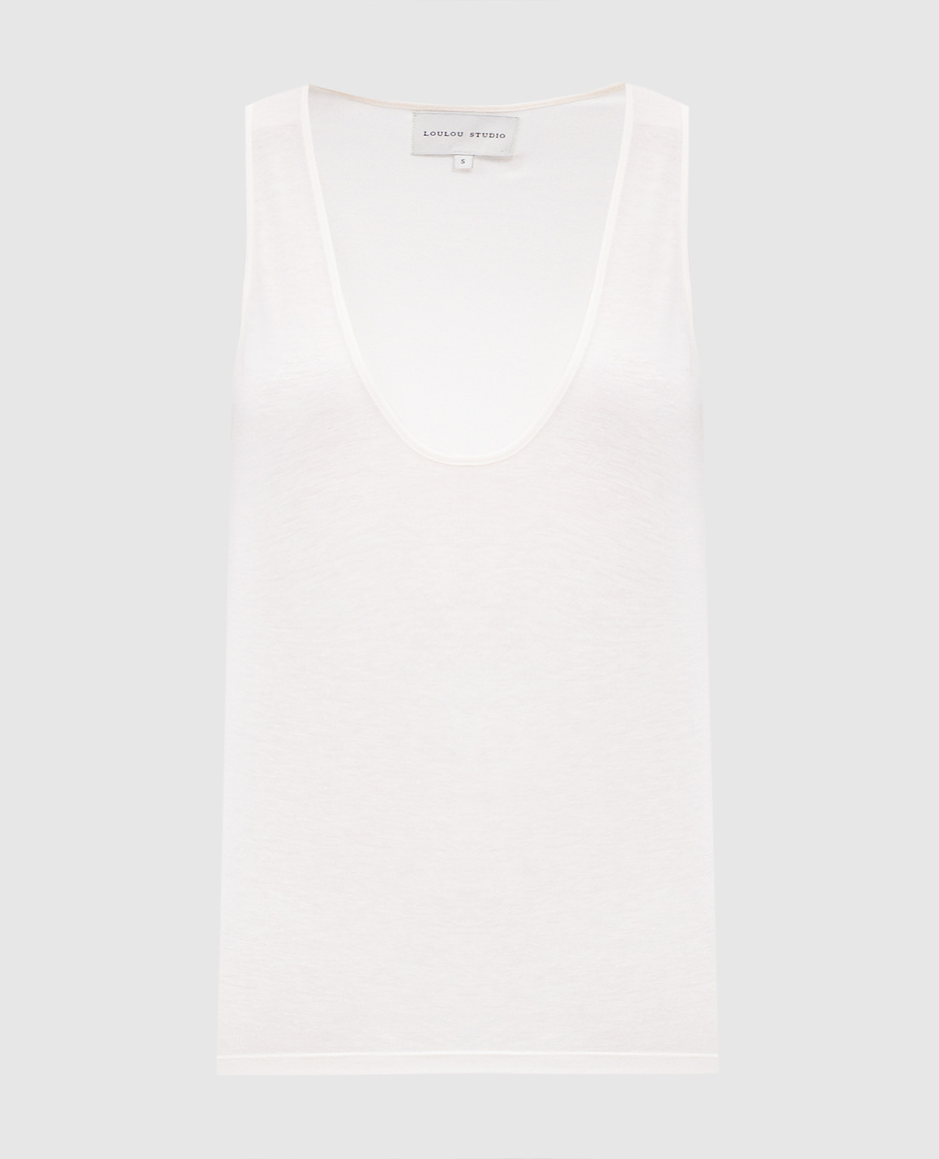 

Beige ALBIA top with wool Lou Lou Studio